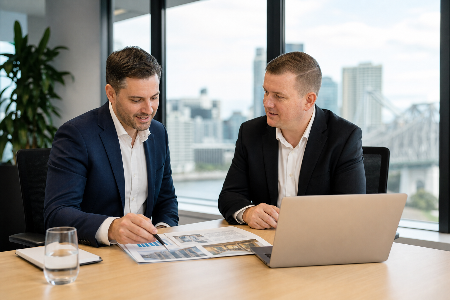 Commercial property advisory consultation meeting