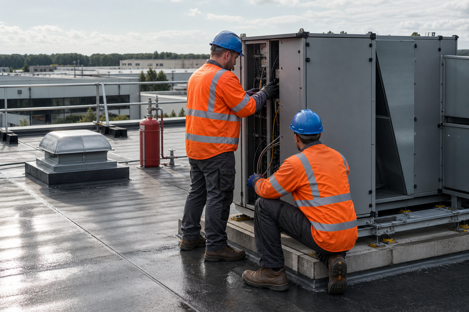 Commercial building construction and maintenance